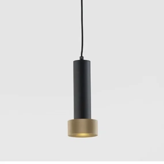 Подвесной светильник Focus черный - золотой