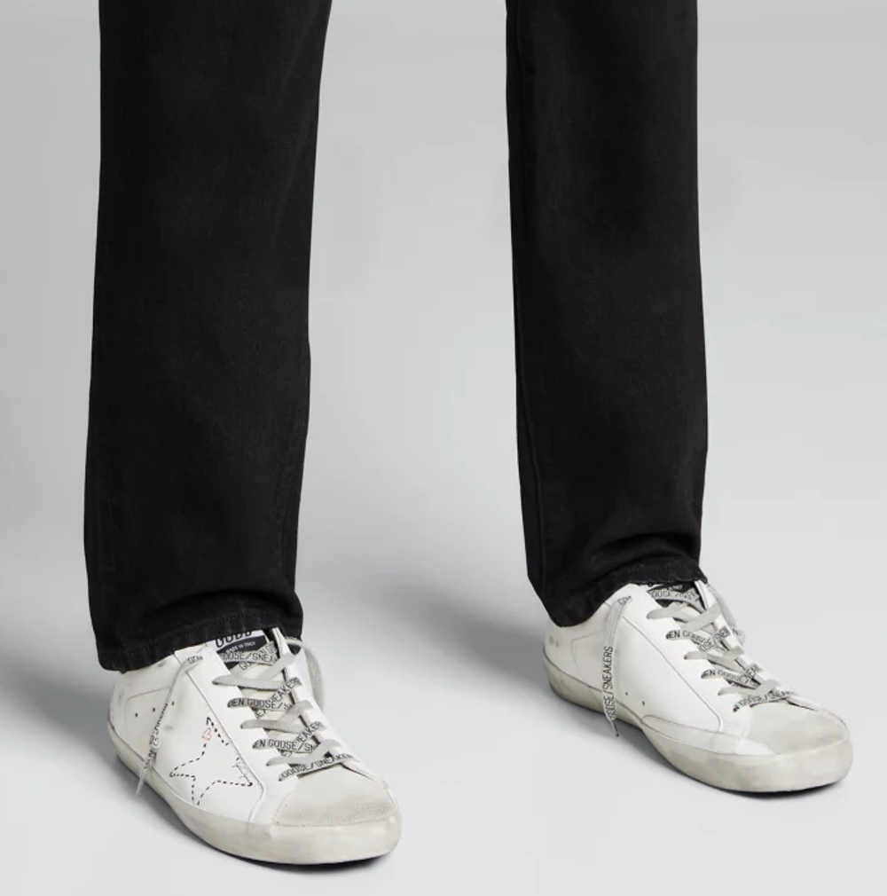 Кеды GOLDEN GOOSE Men's SuperStar Dotted Outline Print Low-Top Sneakers