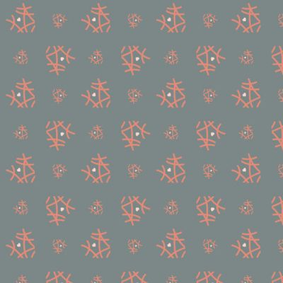 Сердца из линий на темном фоне