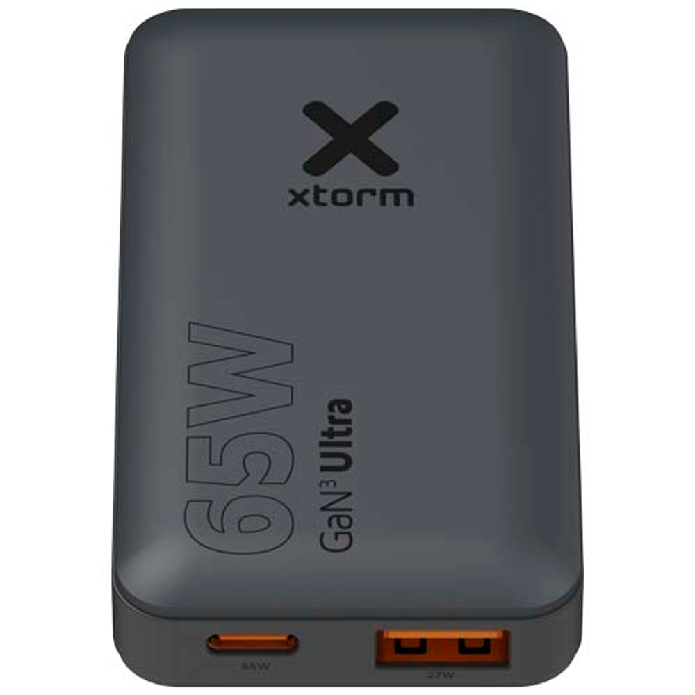 Зарядное устройство для быстрой зарядки Xtorm мощностью 65 Вт с набором из кабеля и дорожного чехла