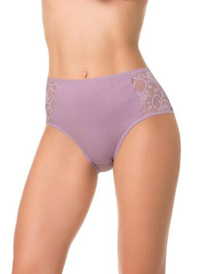 Хлопковые трусики с высокой линией талии (Размер: 4X) (Цвет: черный)