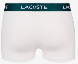 Мужские спортивные боксеры Lacoste Casual Cotton Stretch Boxer 3P - белый