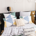 Комплект постельного белья Люкс Сатин 100% хлопок на резинке AR308