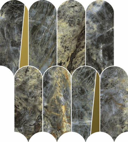 Мозаика STELLARIS MADAGASCAR DARK MOSAICO ELEGANT (620110000237)