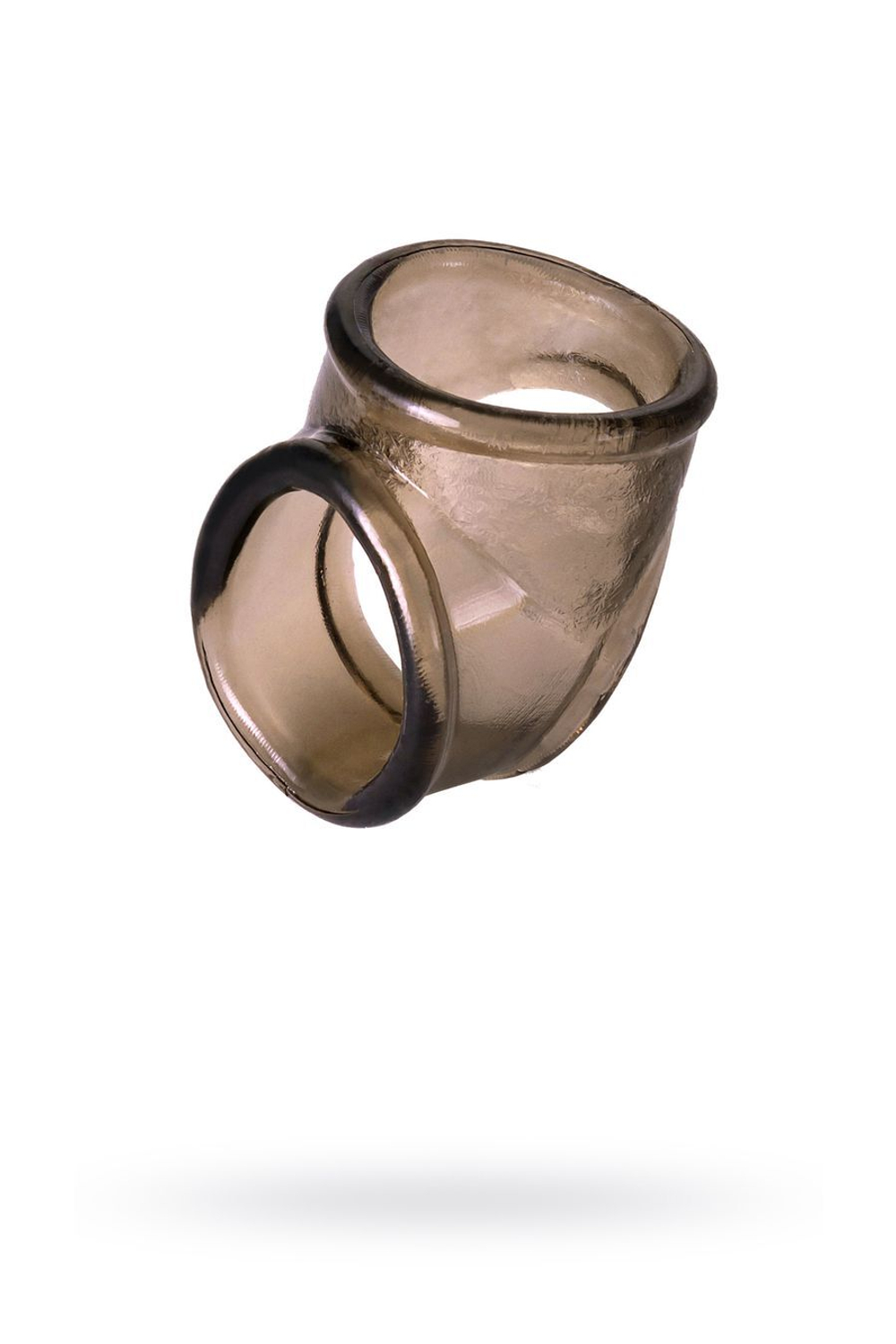 Эрекционное кольцо на пенис XLover by TOYFA, TPE, черный прозрачный, 3,5 см
