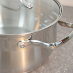 Набор кастрюль 3 предмета (4,7л, 6,1л, 7,6л) нерж индукция Aurora "Swisgold" SG-18055