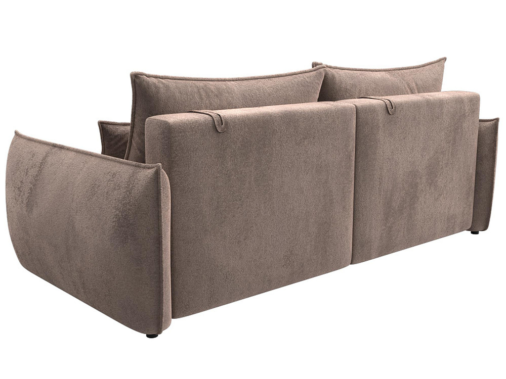 Диван прямой Лига-051 НПБ ВЕЛЮР TOWER 05 бежевый