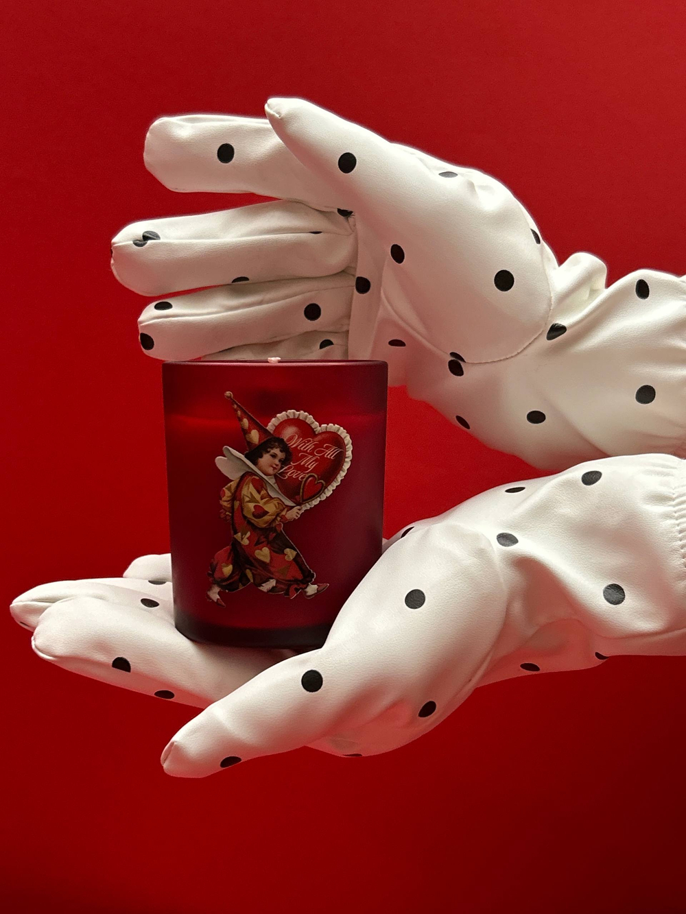 Ароматическая свеча Амур красная серия