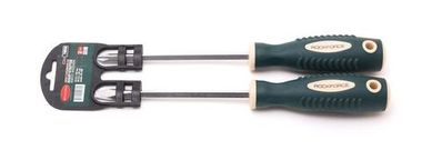 Набор отверток магнитных ''Profi''2пр.(SL6.5х125мм, PH2х125мм)в пластиковом держателе RockForce##Rock FORCE RF-7002A
