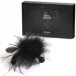 Bijoux Indiscrets Pom Pom - feather tickler, Кисточка перьевая