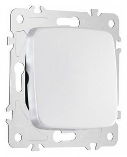 Выключатель перекрестный одноклавишный без рамки Arte Milano 205 205.34-1.silver