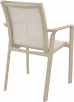 Кресло пластиковое Siesta Contract Pacific, бежевый