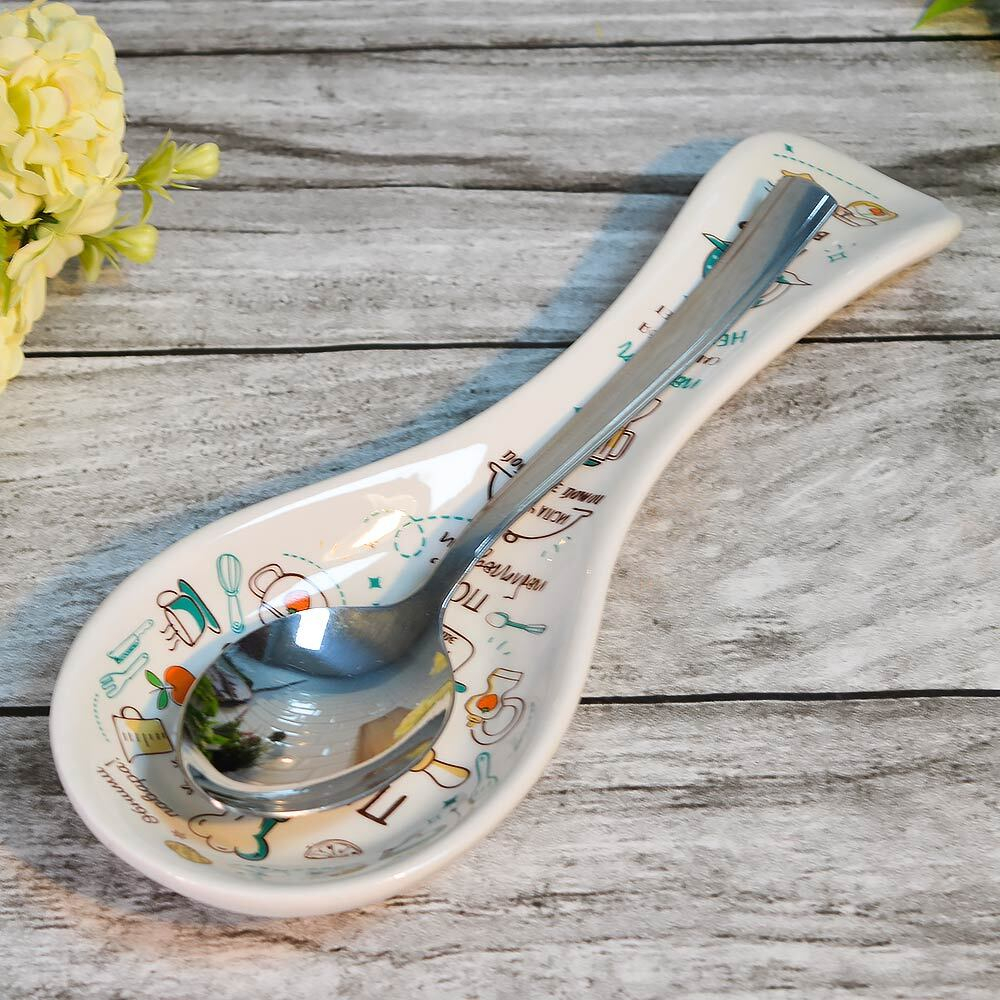 Подставка под ложку "Правила кухни" 24см, тм Appetite