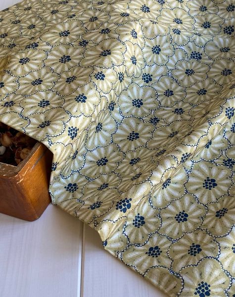 ПОЛНОЧНЫЕ ЦВЕТЫ #5, отрез 50 см 100% хлопок Handmade Fabrics 5