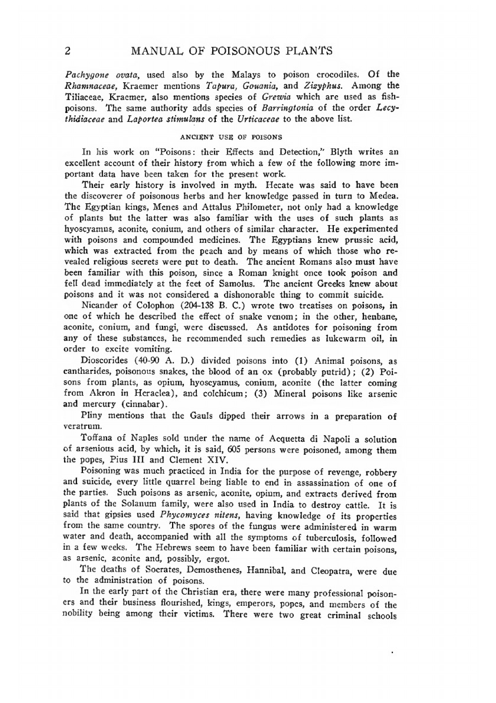 A manual of poisonous plants | L.H. Pammel