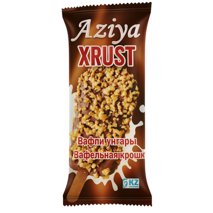 Мороженое Azia вафельная крошка 90 гр