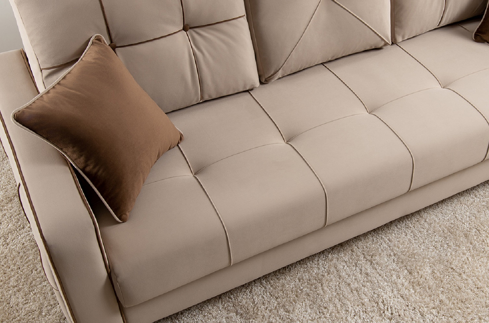 Диван кровать Черри, Бежевый