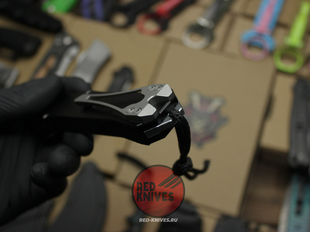 Нож Heretic Hydra V4 Single Edge S/E Standard - черная рукоять, светлый клинок