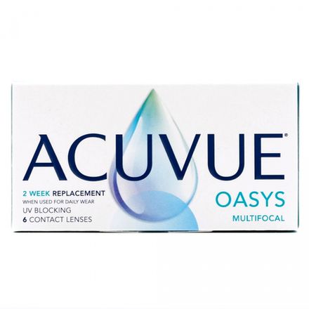 Двухнедельные мультифокальные контактные линзы Acuvue Oasys Multifocal (уп. 6 линз)