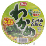 Лапша c соевым соусом и морской капустой вакамэ Daikoku, 100 гр