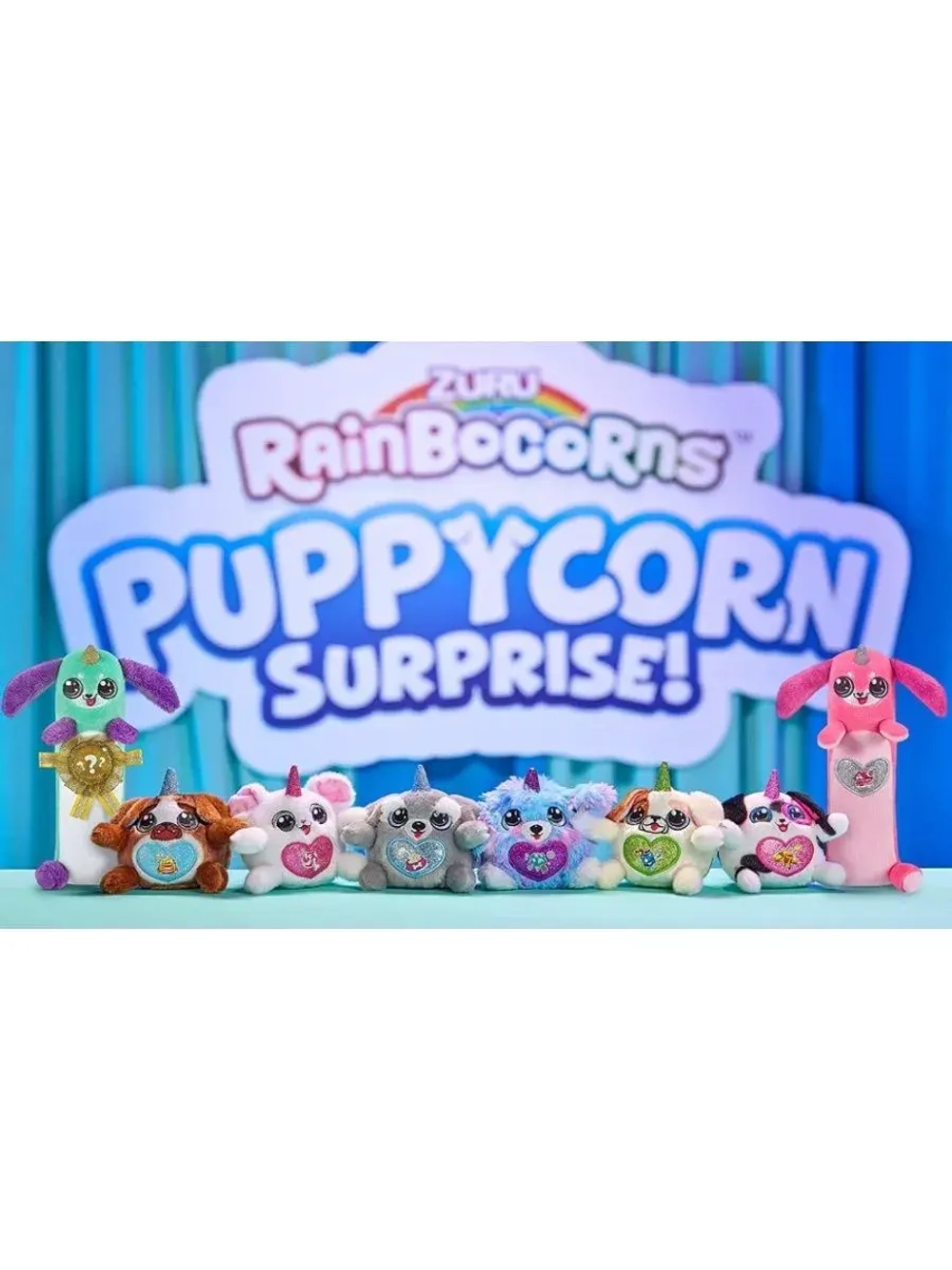 Мягкая игрушка сюрприз яйцо Rainbocorns Puppycorn Surprise 2