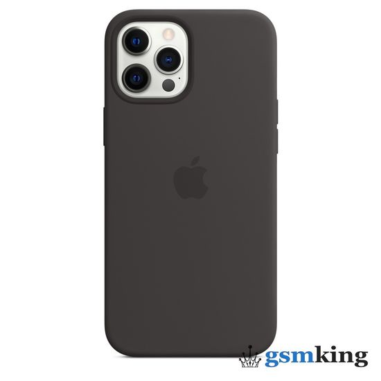 Apple Silicone Case with MagSafe iPhone 12 Pro Max Black (Чёрный) MHLG3ZE/A