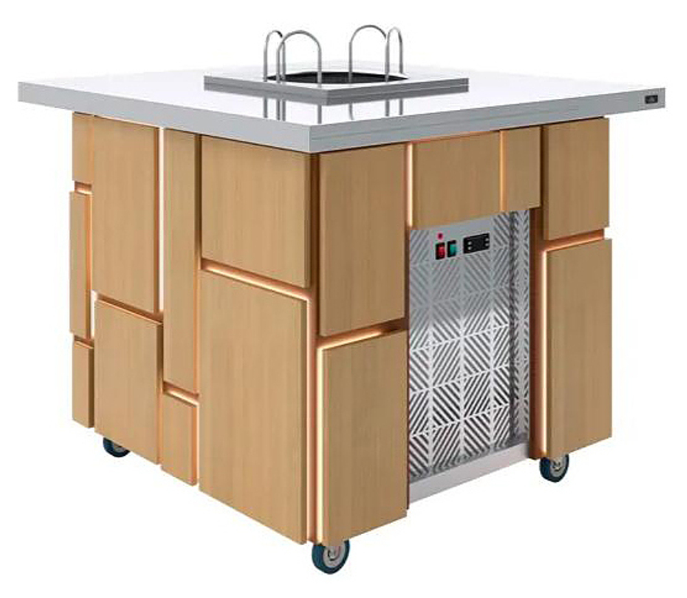 Салат-бар суповой Luxstahl Megapolis СБС-1500 Premium