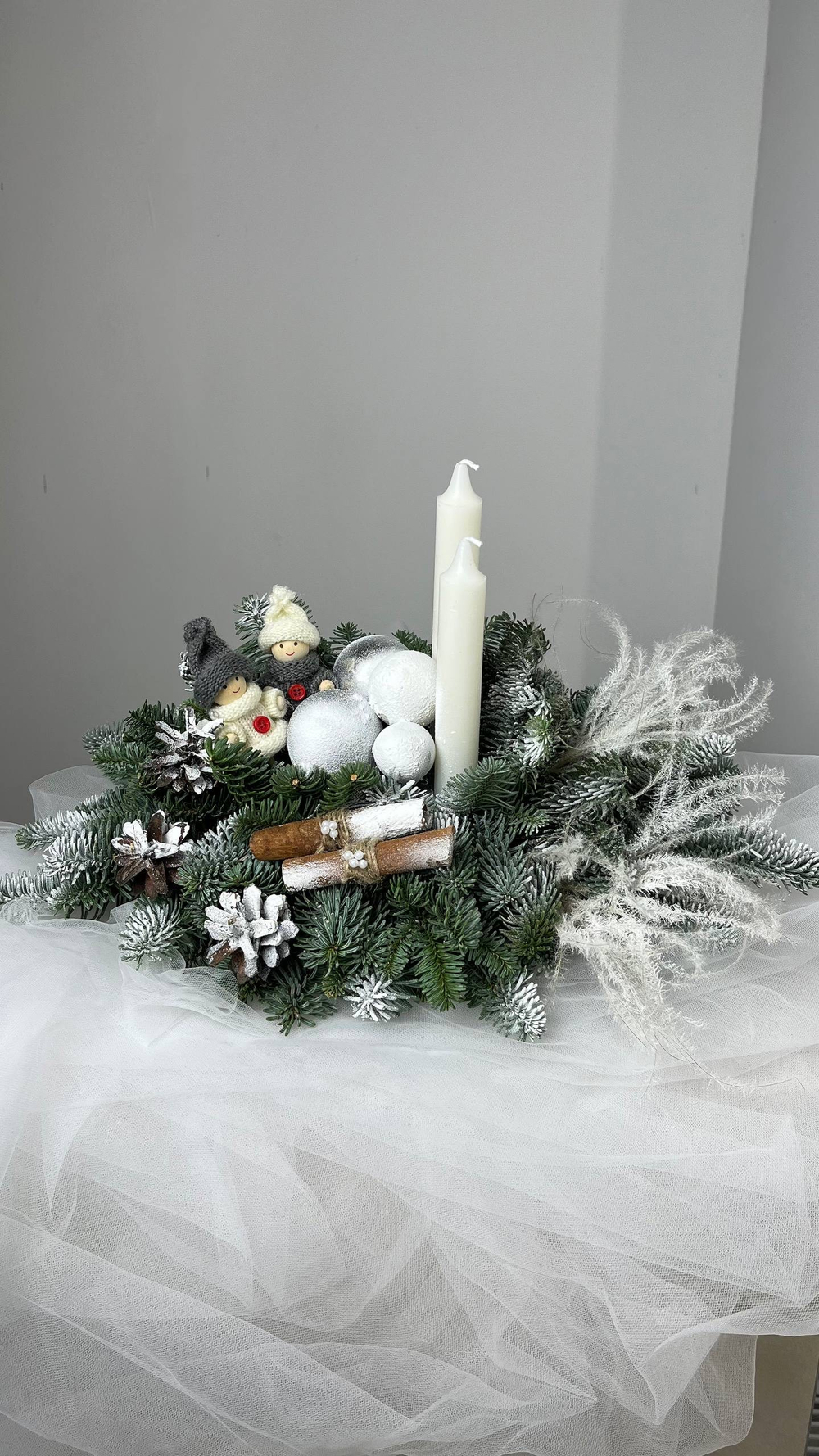 Новогодняя композиция из нобилиса