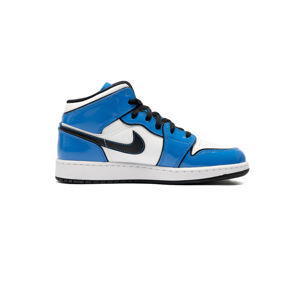 Кроссовки Jordan 1 Mid SE GS "Signal Blue"