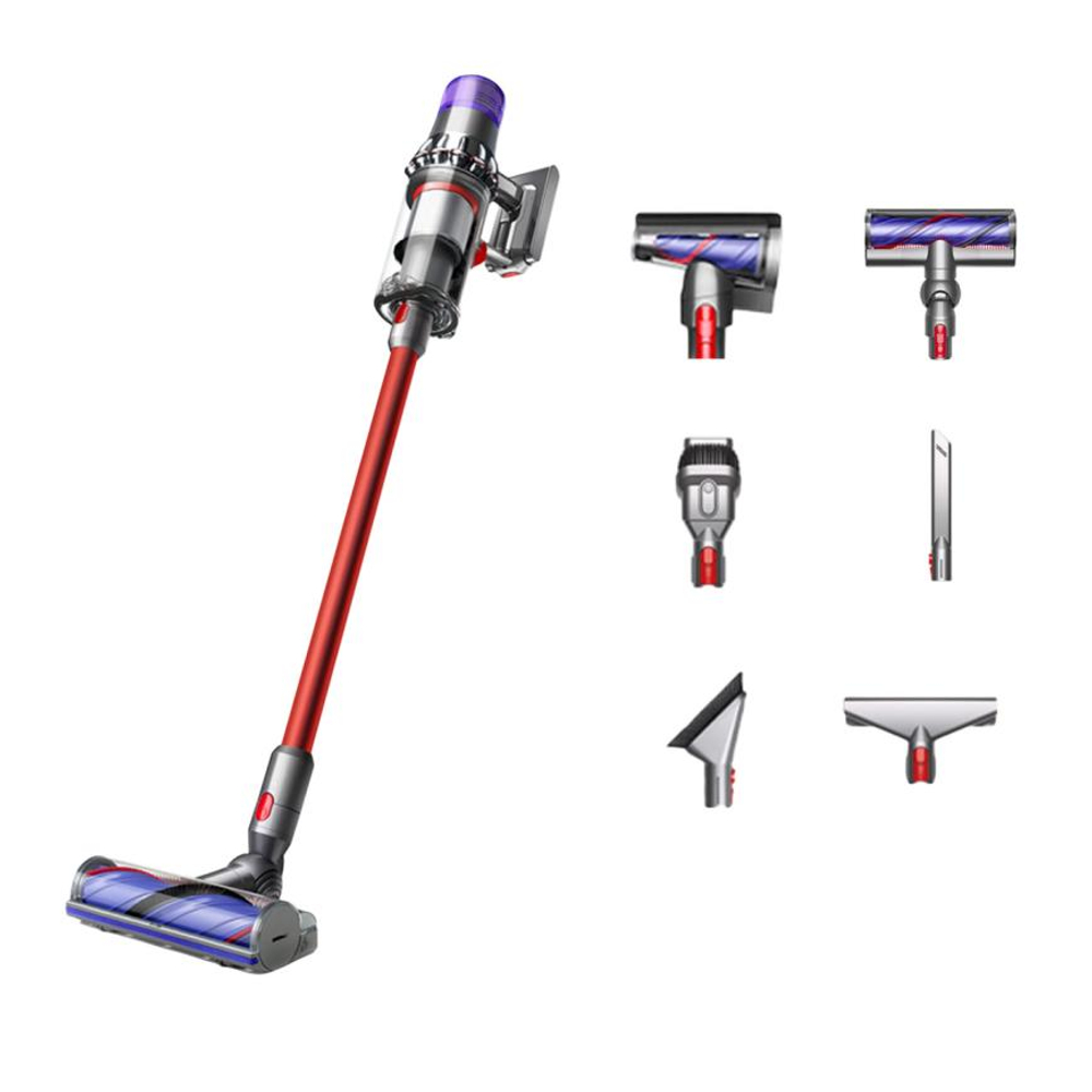 Беспроводной вертикальный пылесос Dyson V11 Extra (SV28) (Nickel/Red) (2021) Пылесос цвета «никель/красный»