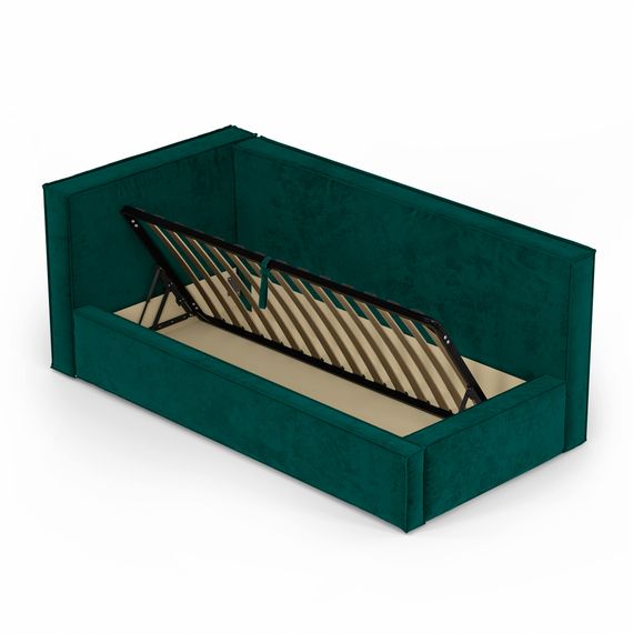 Кровать Bever ЛЕВАЯ 140 с подъемным механизмом - Nebby 626