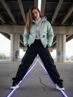 jacket with hood grey