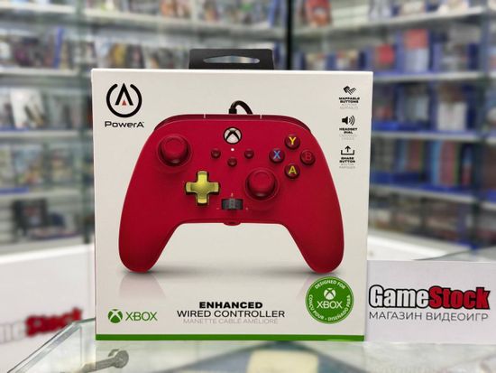 Проводной Геймпад/Джойстик XBOX Series X/S Enhanced Red