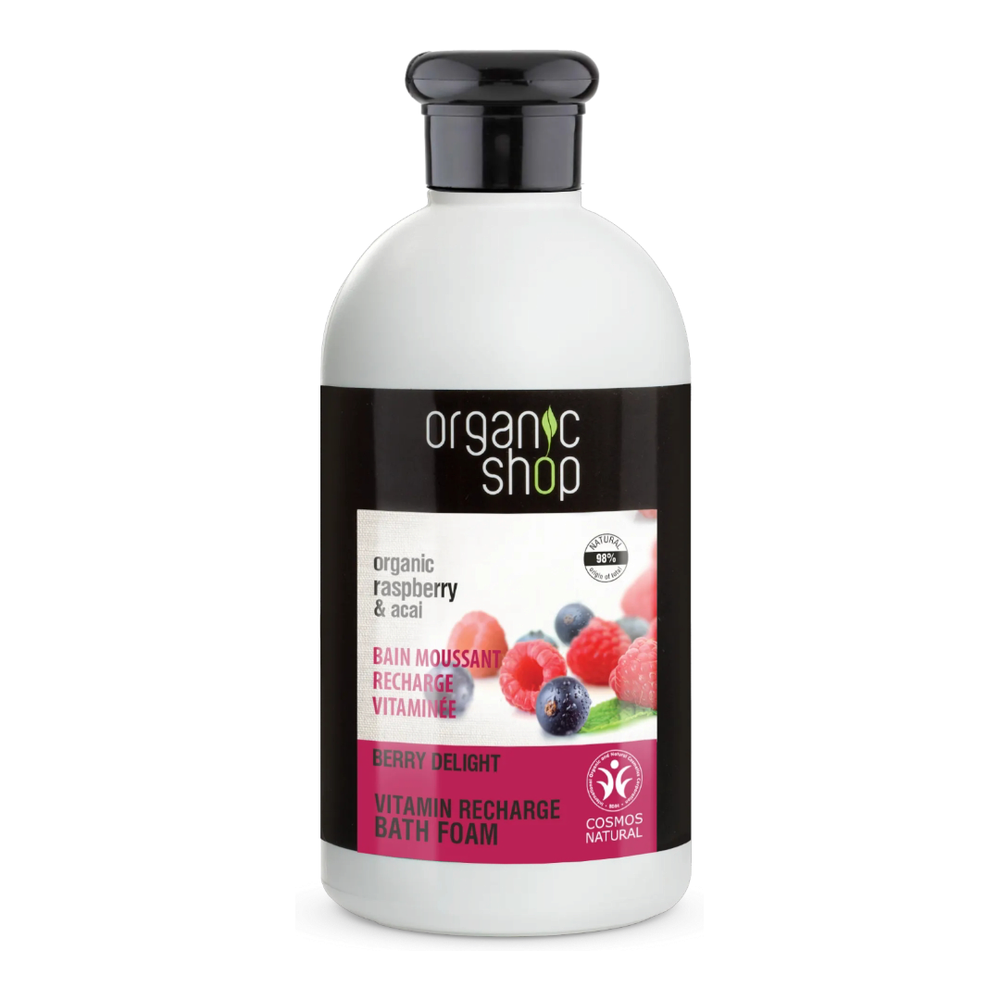 Пена для ванн с экстрактами ягод Витаминный Заряд, 500 мл (Organic Shop)