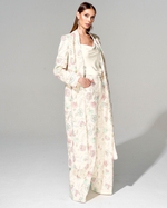 Кардиган из премиальной джинсовой ткани с вышивкой