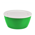 Чаша - миска с крышкой 3 л цвет зеленый