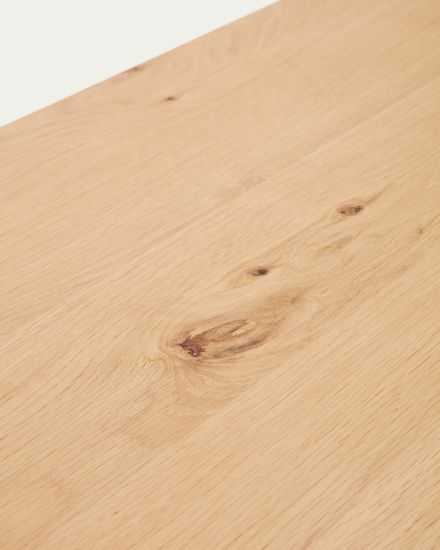 Yain Раздвижной стол из дубового шпона и массива дуба 120 (180) x 80 см La Forma Испания