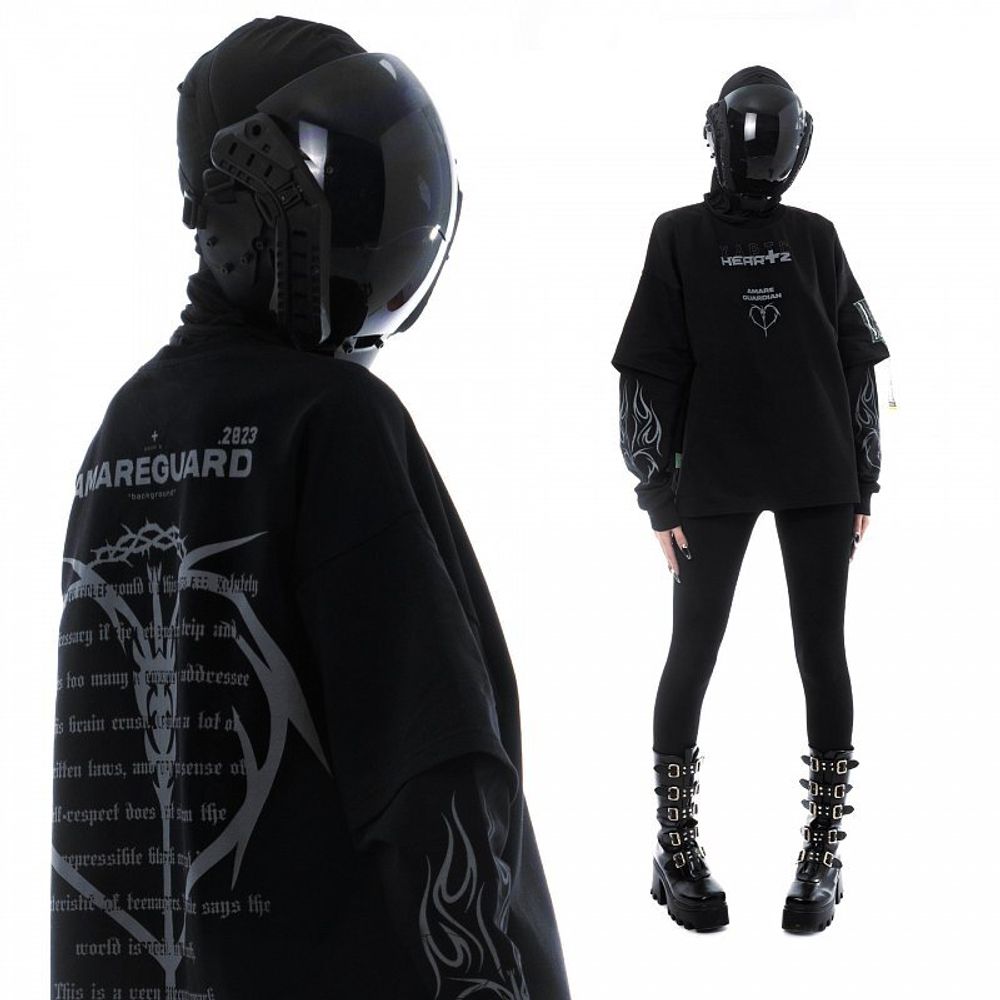 Лонгслив Heartz "Amareguard" Kimono Черный