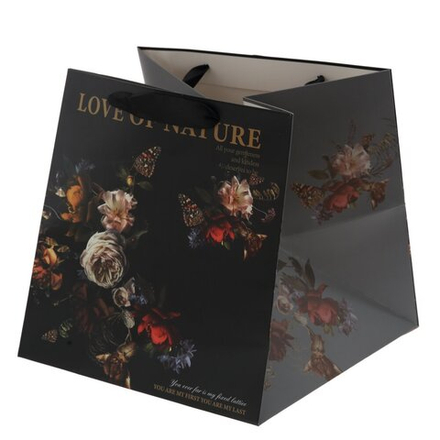 GAEM Пакет подарочный M (бумага 210г/м2, блок 12шт), L28 W28 H28 см