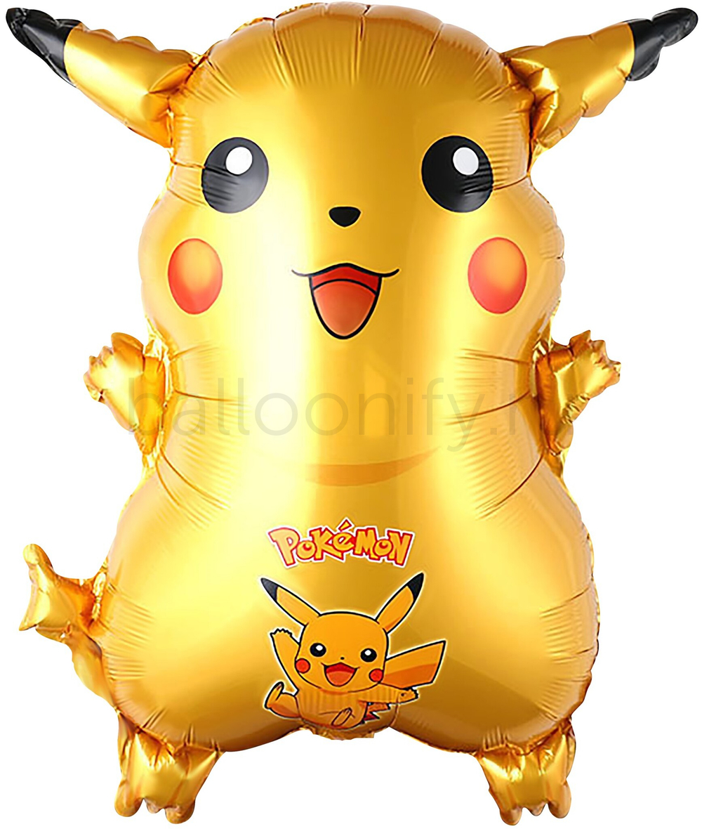 Шар (24''/61 см) Фигура, Покемон Пикачу, 1 шт. в уп.