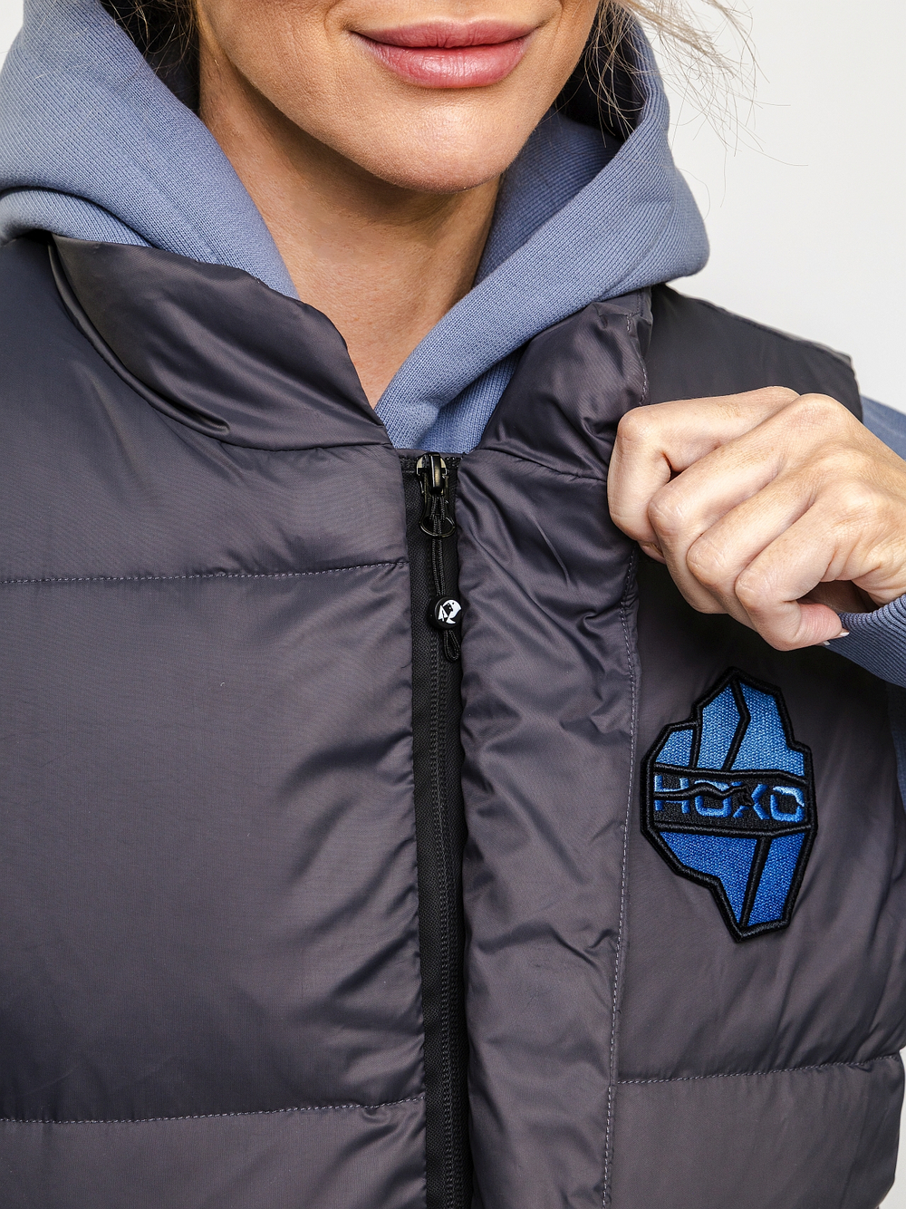 Жилет "НОХО" утеплённый, унисекс, цвет "Стальной ледник"