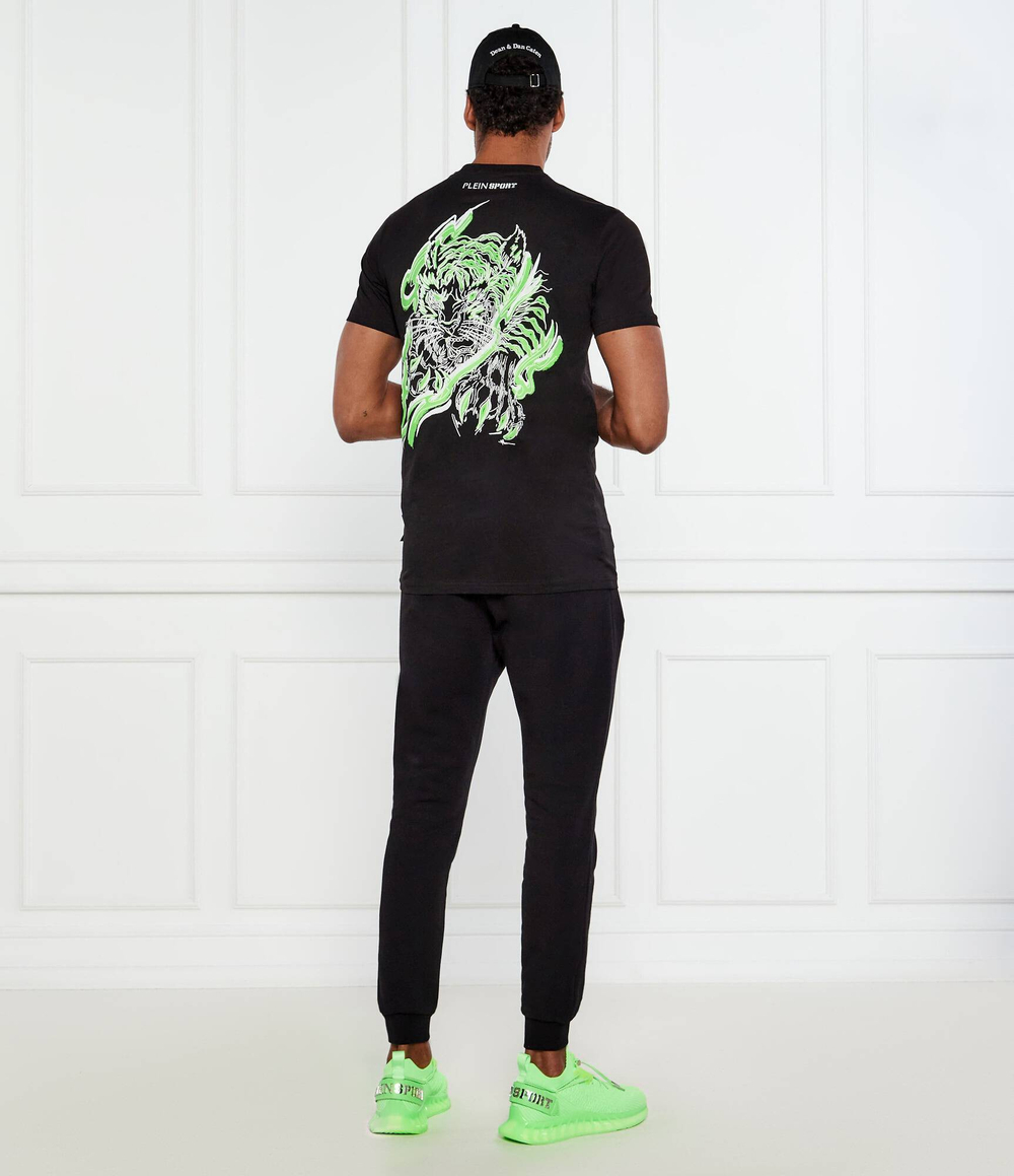 Футболка Tiger Plein Sport - черный(MTK8014 STE001N)