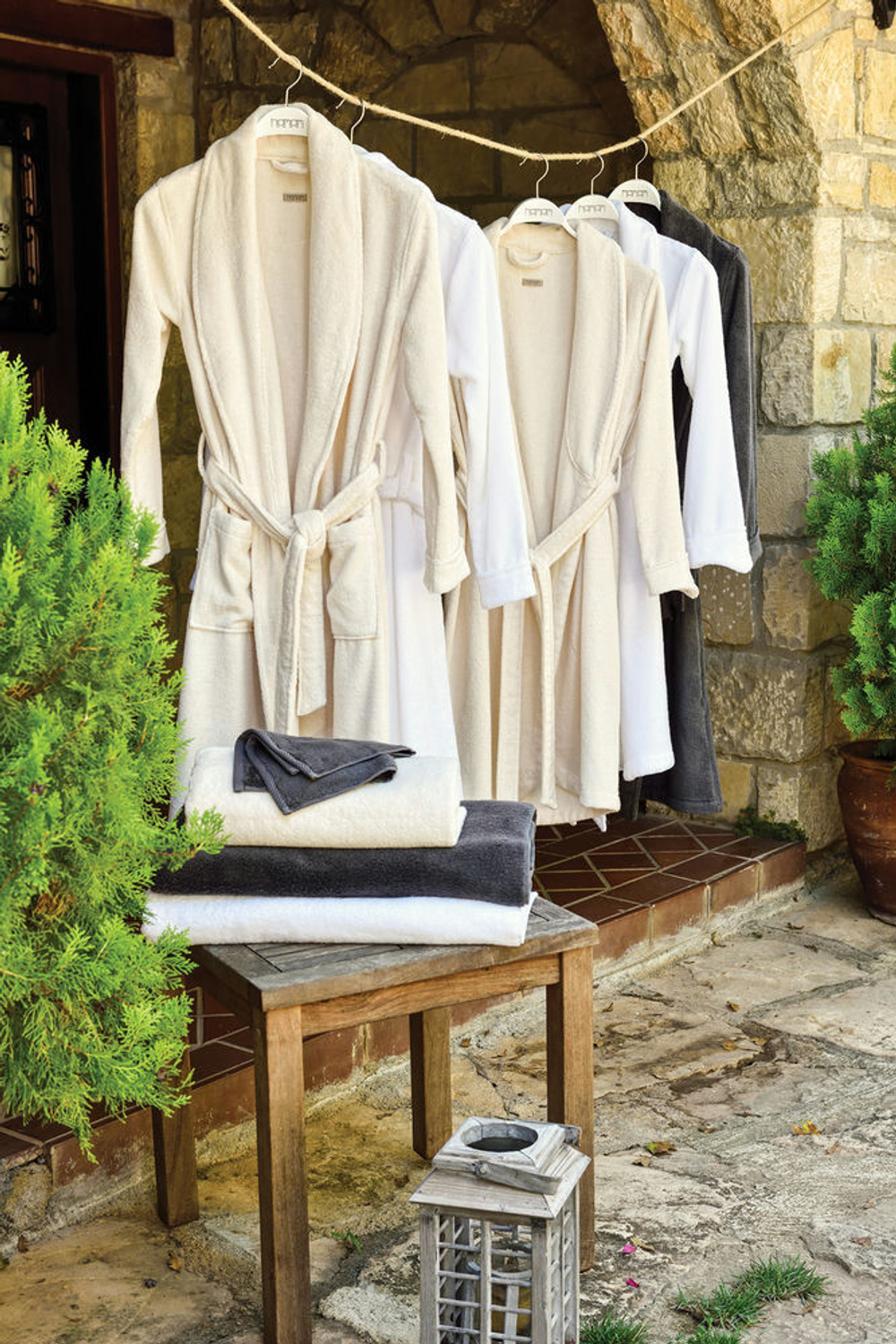 Халат мужской Hamam Sultan слоновая кость