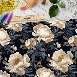 Ткань Ниагара Софт волшебные розы