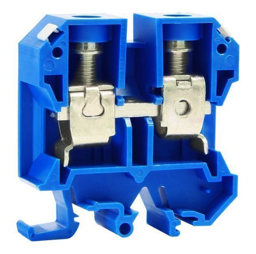 Клеммный зажим ЗНИ - 35мм синий