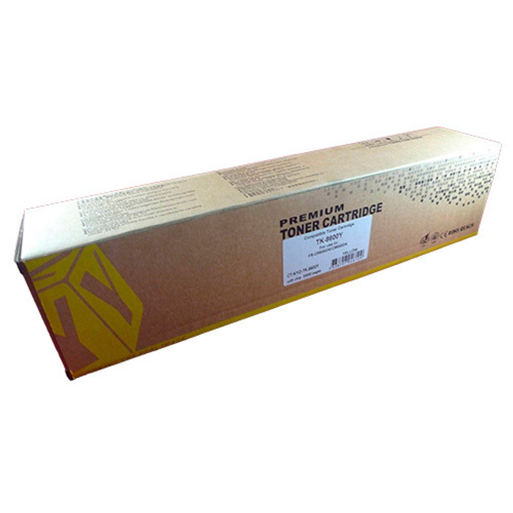 Тонер-картридж ELP, аналог Kyocera TK-8600Y для FS-C8600DN/C8650DN yellow (20K)