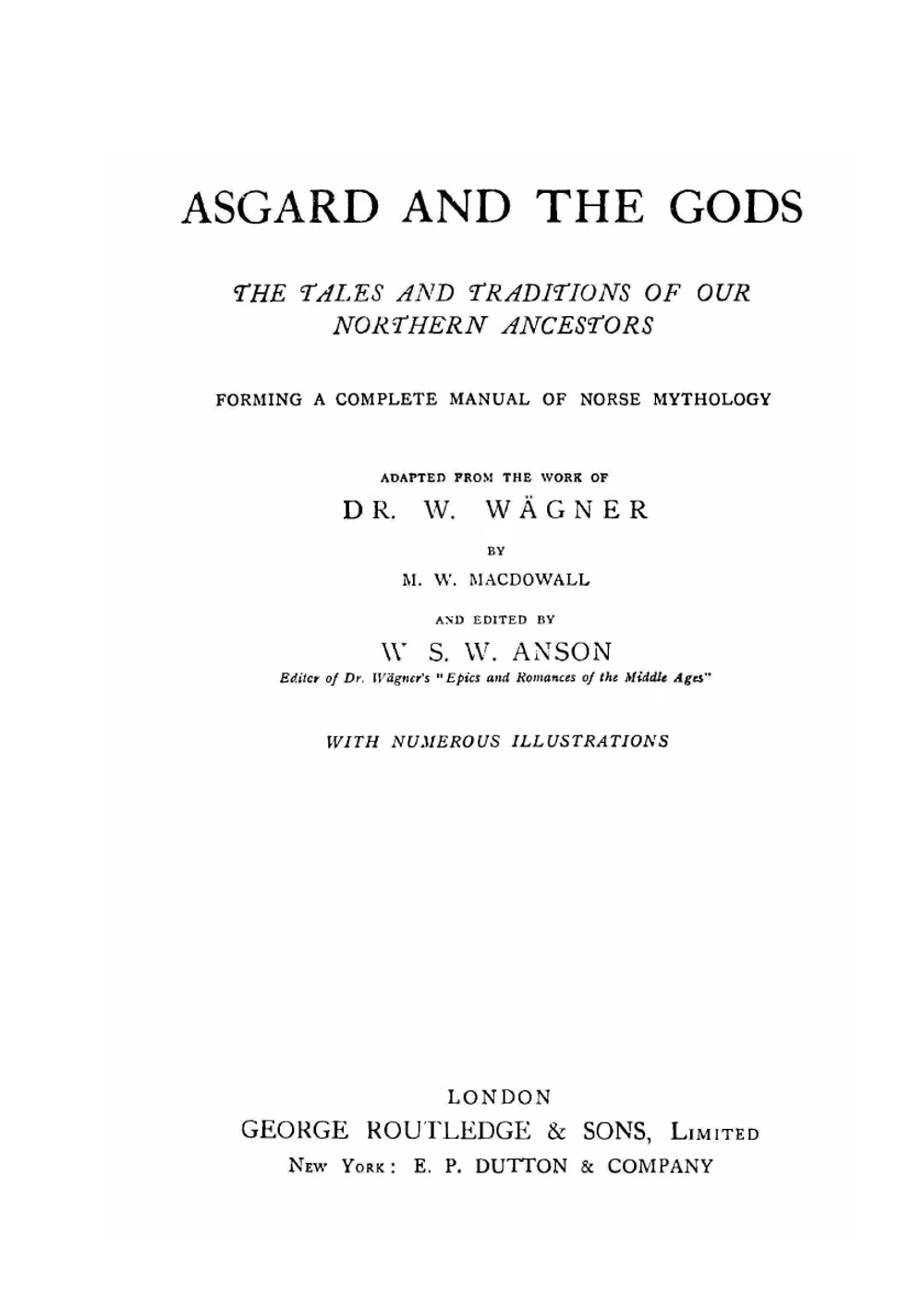 Asgard and the Gods | Wilhelm Wagner