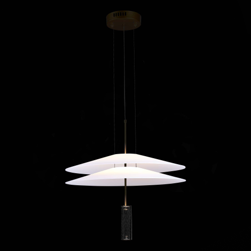 SL6101.403.01 Люстра подвесная ST-Luce Черный/Белый LED 1*10W 3000K