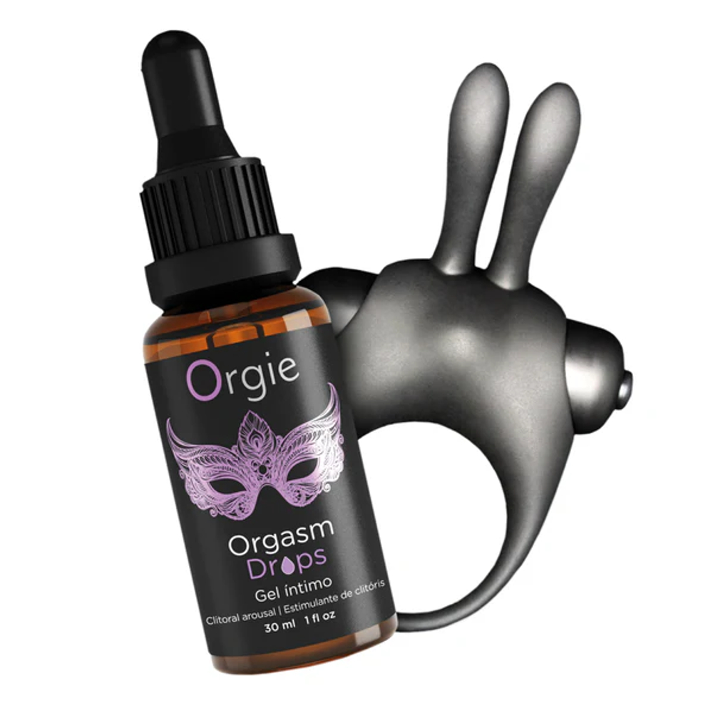 Orgie Vibe! Bunny - Набор с вибрирующим гелем Sexy Vibe и виброкольцом