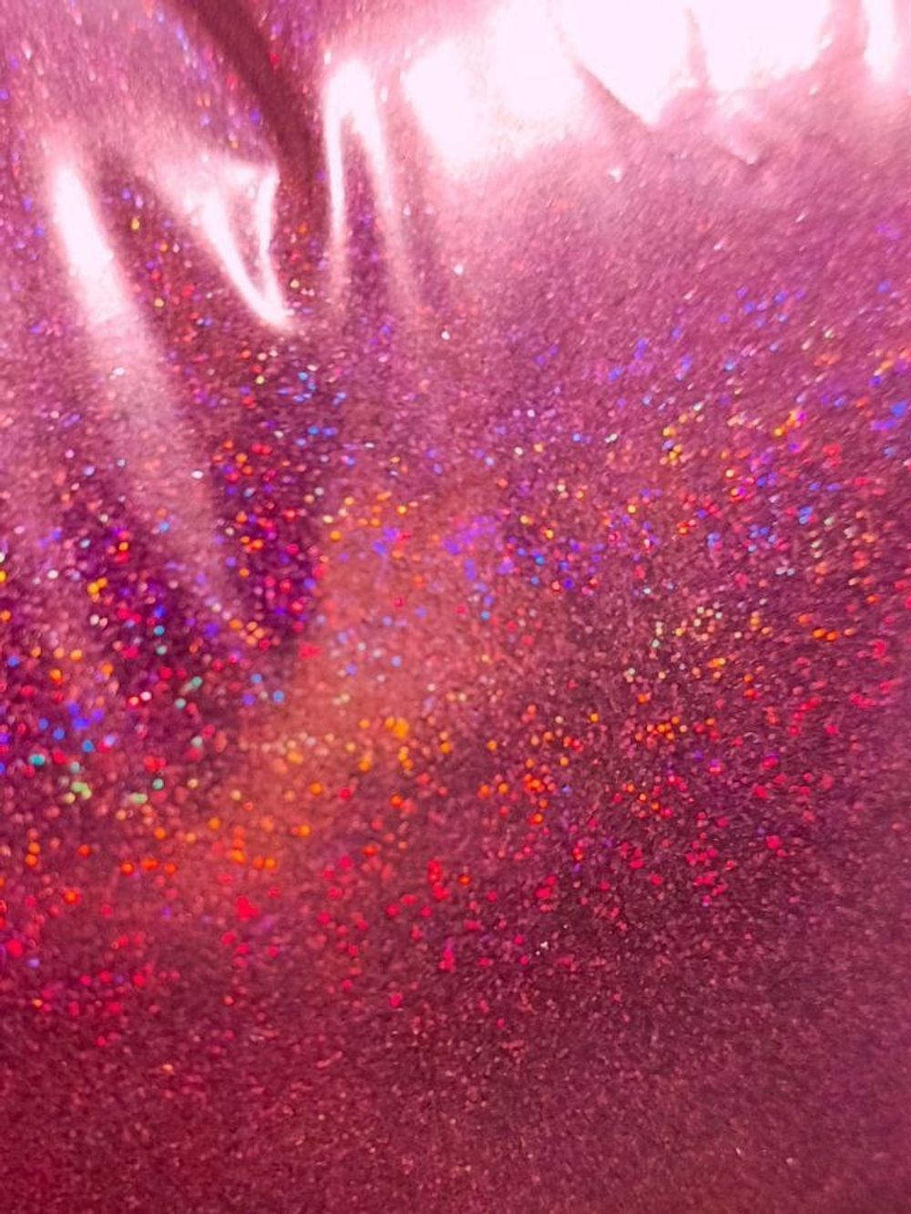 Блёстки Глиттеры 806-02мм - Красно-вишнёвый голографик - универсальные